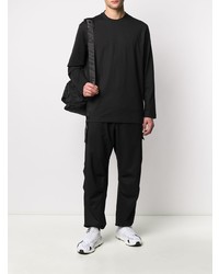 schwarzes Langarmshirt von Y-3