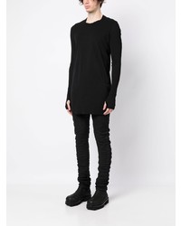 schwarzes Langarmshirt von Boris Bidjan Saberi