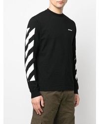 schwarzes Langarmshirt von Off-White