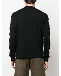 schwarzes Langarmshirt von Off-White