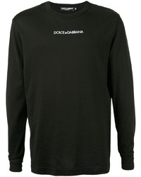 schwarzes Langarmshirt von Dolce & Gabbana