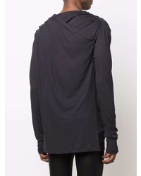 schwarzes Langarmshirt von Balmain