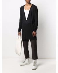 schwarzes Langarmshirt von Rick Owens