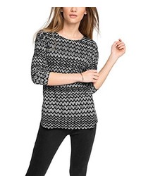 schwarzes Langarmshirt von ESPRIT Collection