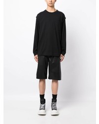 schwarzes Langarmshirt von Simone Rocha