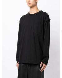 schwarzes Langarmshirt von Simone Rocha