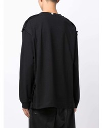 schwarzes Langarmshirt von Simone Rocha