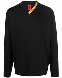 schwarzes Langarmshirt von Ferrari