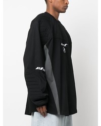 schwarzes Langarmshirt von Vetements