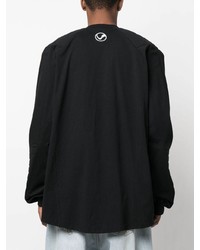 schwarzes Langarmshirt von Vetements