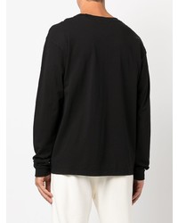 schwarzes Langarmshirt von John Elliott