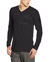 schwarzes Langarmshirt von Geographical Norway