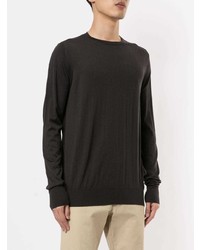 schwarzes Langarmshirt von Loro Piana