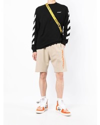 schwarzes Langarmshirt von Off-White