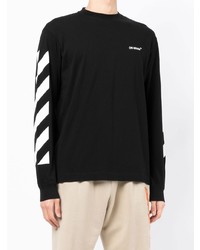 schwarzes Langarmshirt von Off-White