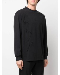 schwarzes Langarmshirt von Han Kjobenhavn