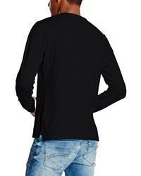 schwarzes Langarmshirt von Hilfiger Denim