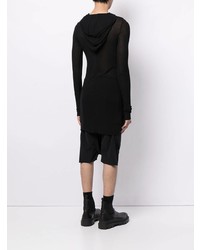 schwarzes Langarmshirt von Rick Owens