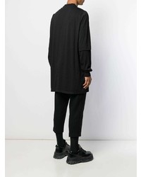 schwarzes Langarmshirt von Rick Owens DRKSHDW