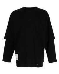 schwarzes Langarmshirt von Izzue