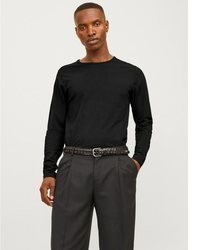 schwarzes Langarmshirt von Jack & Jones