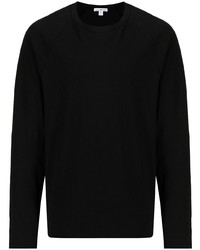 schwarzes Langarmshirt von James Perse