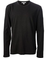 schwarzes Langarmshirt von James Perse