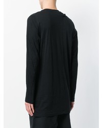 schwarzes Langarmshirt von 11 By Boris Bidjan Saberi