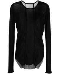 schwarzes Langarmshirt von Julius