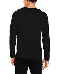 schwarzes Langarmshirt von Karl Lagerfeld