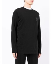 schwarzes Langarmshirt von Karl Lagerfeld