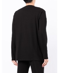 schwarzes Langarmshirt von Karl Lagerfeld