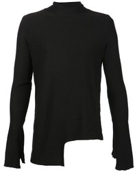 schwarzes Langarmshirt