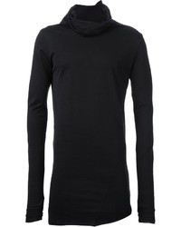 schwarzes Langarmshirt