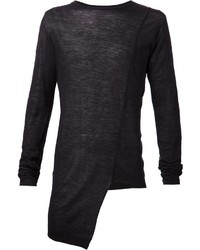 schwarzes Langarmshirt