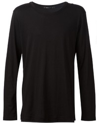 schwarzes Langarmshirt