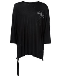 schwarzes Langarmshirt