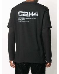 schwarzes Langarmshirt von C2h4