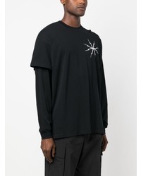 schwarzes Langarmshirt von ACRONYM