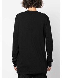 schwarzes Langarmshirt von Rick Owens