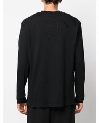 schwarzes Langarmshirt von Philipp Plein