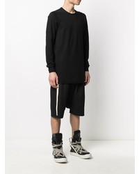 schwarzes Langarmshirt von Rick Owens DRKSHDW