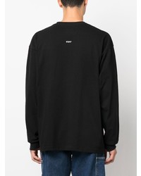 schwarzes Langarmshirt von WTAPS