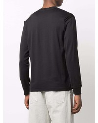 schwarzes Langarmshirt von Stone Island