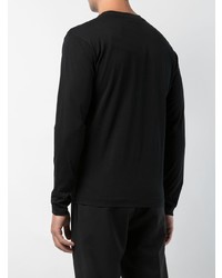 schwarzes Langarmshirt von Stone Island