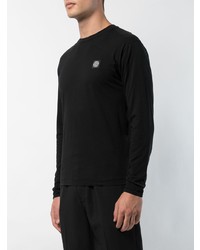 schwarzes Langarmshirt von Stone Island