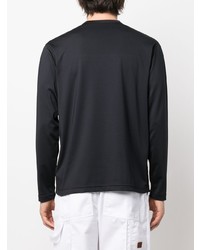 schwarzes Langarmshirt von Jil Sander