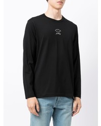 schwarzes Langarmshirt von Paul & Shark