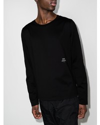 schwarzes Langarmshirt von Stone Island Shadow Project