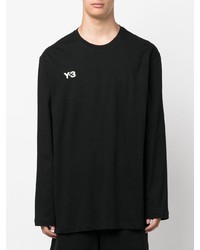 schwarzes Langarmshirt von Y-3